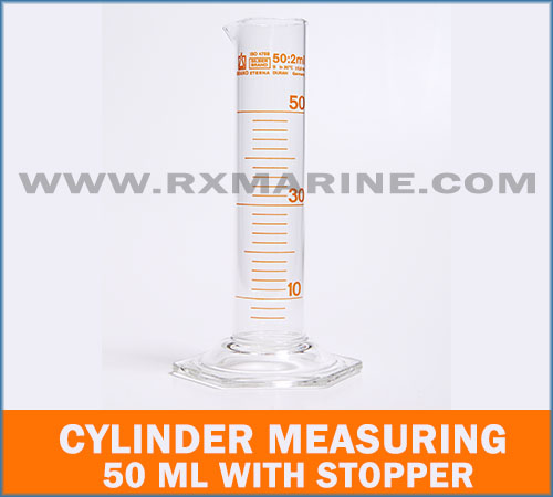 Cylinder measuring 50 ML with stoper